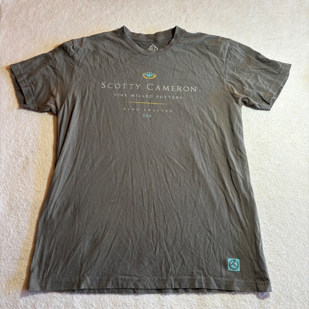 Scotty‎ Cameron Fine Milled Putters T Shirt Men's Size S USA Made Golf